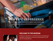 Tablet Screenshot of daytonaarcademuseum.com